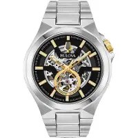Bulova Classics/ Maquina Heren Zilveren Horloge 98A224