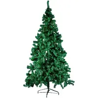 Arti Casa Kunstkerstboom 210 cm - Spar voor Kerst met Kerstboomstandaard - Kerstboom Kunststof - Kerstdecoratie voor Binnen - Groen