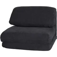 Mendler Slaapfauteuil HWC-E68, slaapbank, functionele fauteuil, klapfauteuil, relaxfauteuil, stof/textiel, donkergrijs