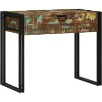 vidaXL Slaapkamer Toilet Tafels Multikleur Massief gerecycled hout