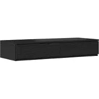 vidaXL Opbergbedframe met lade Zwart Eiken 80 cm Bewerkt hout