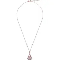 Orphelia 'Carina' Dames 925 Sterling Zilveren Ketting met Hanger - Roze ZH-7436
