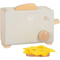 Small Foot - Houten Broodrooster Set Grijs Tasty