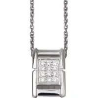 Orphelia Dames 925 Sterling Zilveren Ketting met Hanger - Zilver ZH-4559