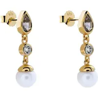Orphelia 'Lylou' Dames 925 Sterling Zilveren Oorbellen - Goud ZO-7498/G