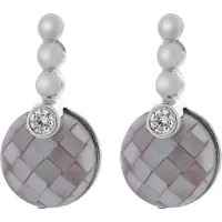 Orphelia 'Vera' Dames 925 Sterling Zilveren Hangoorbellen - Zilver ZO-7231
