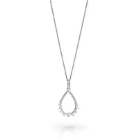 Orphelia 'Petal' Dames 925 Sterling Zilver Ketting met Hanger - Zilver ZH-7564