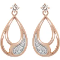 Orphelia 'Minna' Dames 925 Sterling Zilver Oorbellen - Roze ZO-7228