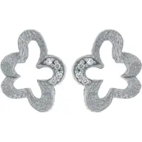 Orphelia 'Malenia' Dames 925 Echt Zilver Stud Oorbellen - Zilver ZO-7077