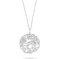 Orphelia Dames 925 Sterling Zilveren Ketting met Hanger - Zilver ZH-7214