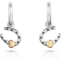 Orphelia 'Aurora' Dames 925 Sterling Zilveren Oorbellen - Zilver/Goud ZO-7525