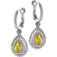 Orphelia 'Ellen' Dames 925 Sterling Zilveren Oorbellen - Zilver ZO-7048