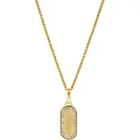 Orphelia 'Malaga' Dames 925 Sterling Zilveren Hanger met Ketting - Goud ZH-7573/G