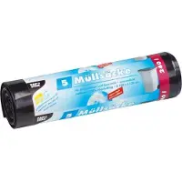 Pap Star Zwarte vuilniszak - 4 rollen - 240 liter - 100cm x 125cm