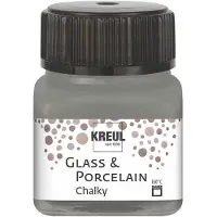 Kreul Glasverf - Porseleinverf - Smoky Stone - Extra Mat - Chalky - - 20ml