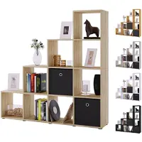 VCM Nabini wandkast , kamerverdeler 10 vakkenBeuken decor.