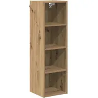 vidaXL Hangkast Artisan Eiken 30 x 29,5 x 100 cm Bewerkt hout