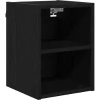 vidaXL Hangkast Zwart Eiken 30 x 29,5 x 40 cm Bewerkt hout