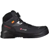 Sixton Muscle High Boa 43488-01 Zwart/Grijs S3 maat 44 heren