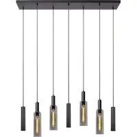Lucide REX - Hanglamp - 4xE27 - Fumé
