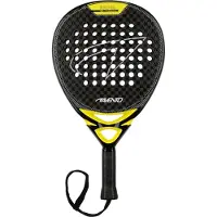 Avento Padelracket - Paragon - 12K Carbon - Teardrop - Zwart/Neo Chroom