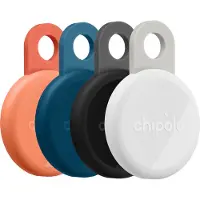 Chipolo LOOP 4-Pack Koraal, Blauw, Zwart, Wit