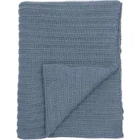 Organic Home Plaid Dune Sea Blue-130 x 170 cm