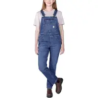 Carhartt 106002 Bib Overal Denim Comfort Fit | Maat: XL