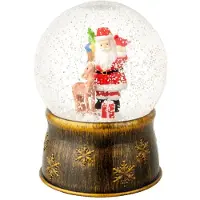Kaemingk LED schudbol d13h17.5 cm warm wit kerstverlichting