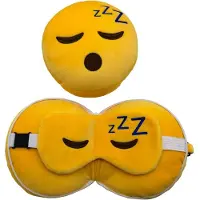 Relaxeazzz Snoozie het Slaaphoofd Rond Reiskussen & Slaapmasker