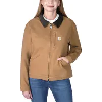 Carhartt Jas Women Canvas Detroit Jacket Brown-S