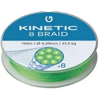 Kinetic 8 300 M Braided Line Zilver 0.120 mm