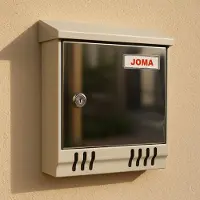 Joma Compact Wandbrievenbus – Zilverkleurig (30 × 24 × 8 cm)