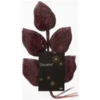 Molecule Decoris spray kerstdecoratie oxblood polystyreen 10st