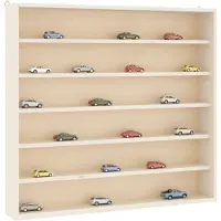vidaXL Houten verzamelvitrine met 6 planken 60x8,5x55 cm