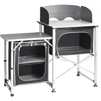 Brunner Snack Square Keuken Kabinet, zwart 2023 Campingkasten