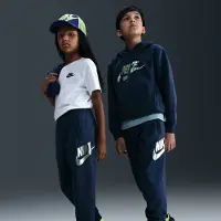 Nike Sportswear Club Fleece kinder joggingbroek blauw maat 140/146