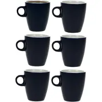 Cosy & Trendy Mokje Vicky dblauw 19cl doos a 6 stuks blauw Aardewerk Beker