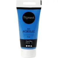 Packlinq Acryl Verf, semi-glanzend, dekkend, primair blauw, 75 ml/ 1 fles