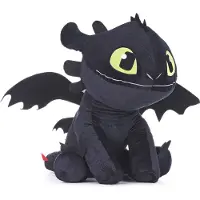 Hoe Tem je een Draak Toothless - Pluche Knuffel XXL 120 cm - Speelgoed Knuffels voor Kinderen Jongens Meisjes - How To Train Your Dragon Plush XL
