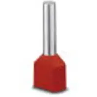 Phoenix Contact 3240679 Dubbele adereindhulzen 1 mm² Deels geïsoleerd Rood 100 stuk(s)