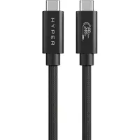 Targus Hyper USB4-prestatiekabel - Zwart USB4 Performance-kabel - Zwart