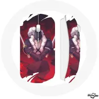 MANIACASE Draadloze Muis - - One Piece X Drake - Rood - Inclusief wifi USB-stick - Compatibel met Mac en PC