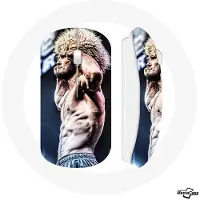MANIACASE Draadloze muis - - Khabib Nurmagomedov - USB wifi - Compatibel met Mac en PC - Wit