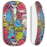 MANIACASE Draadloze Muis Little multicolor monsters