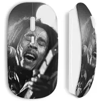 MANIACASE Draadloze Muis Bob Marley zwart en wit