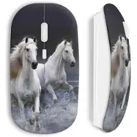 MANIACASE Draadloze muis paard paarden water sprint
