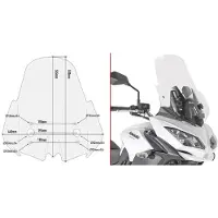 Givi D4122st Kawasaki Versys 650 Voorruit