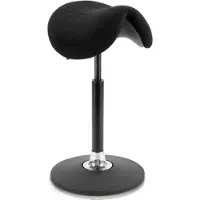 Score Polo Jumper Ergonomische Zadelkruk – Trevira Zwart