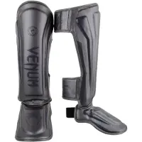 Venum Elite Stand Up Shinguards Scheenbeschermer Grijs - XL